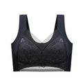 FallSweet Seamless Ice Silk Push Up Bra for Women Wireless Lace Bralette Plus Size Brassiere Summer Comfort Underwear Lingerie