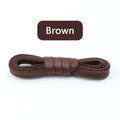 1Pair Waxed Cotton Shoelaces Waterproof Leather Shoelace Sneakers Boots Flat Laces for Shoes Accessories 70/90/120/150cm