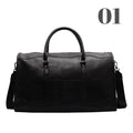 NamcheBarwa Large Travel Bag Pu Leather Golf Boston Bag Shoulder Handbag Leisure Sports Fitness Suitcase Weekender Duffle Bag