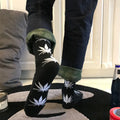 Unisex Socks Maple Leaves Fashionable Harajuku Casual | SAMAG