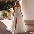 Customized Beach Chiffon Wedding Dresses for Women | SAMAG