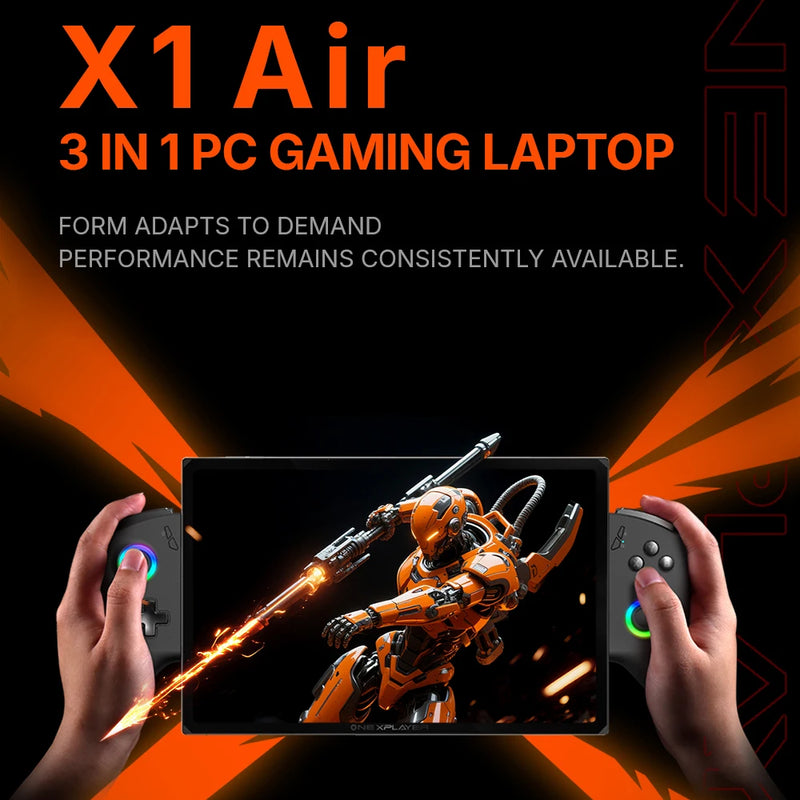 OneXPlayer X1 Air 3-in-1 Gaming Laptop 10.98‘’ Intel7 258V 32GB LPDDR5 2TB Mini PC Windows 11 Tablet+Laptop+Gaming Handheld