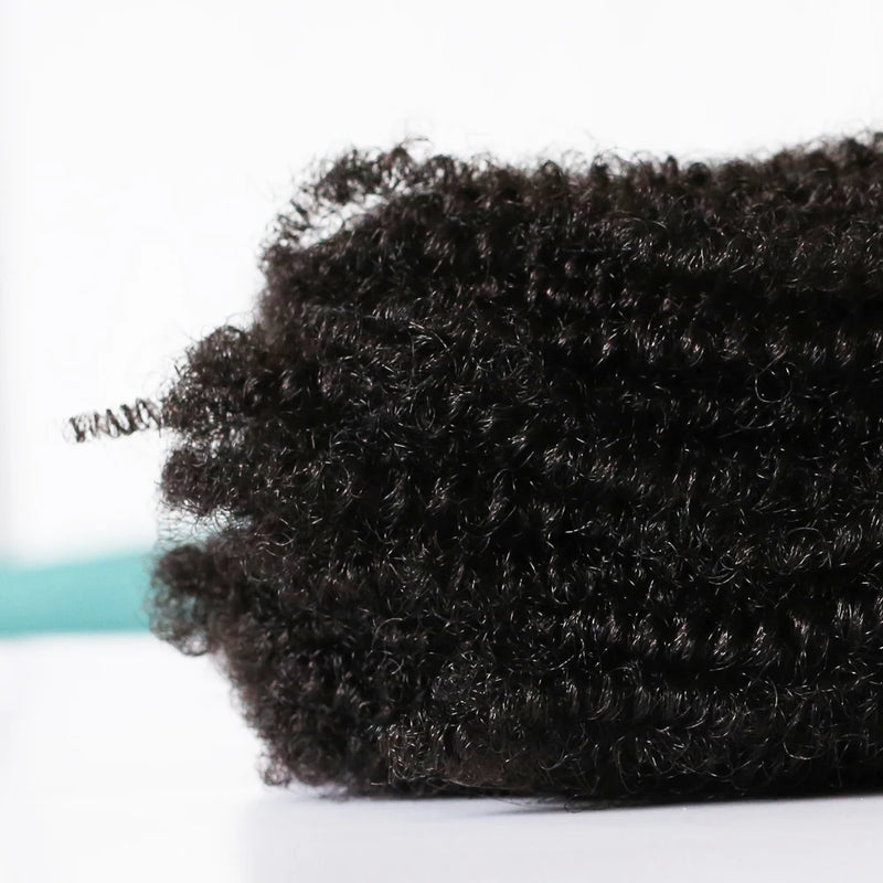 Sleek Afro Kinky Bulk Synthetic Hair Black for Braiding Twist Dreadlock African Braids Hair 36 Inch Long-lasting Color