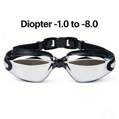 Prescription Myopia Swim Goggles Anti - Fog Waterproof | SAMAG