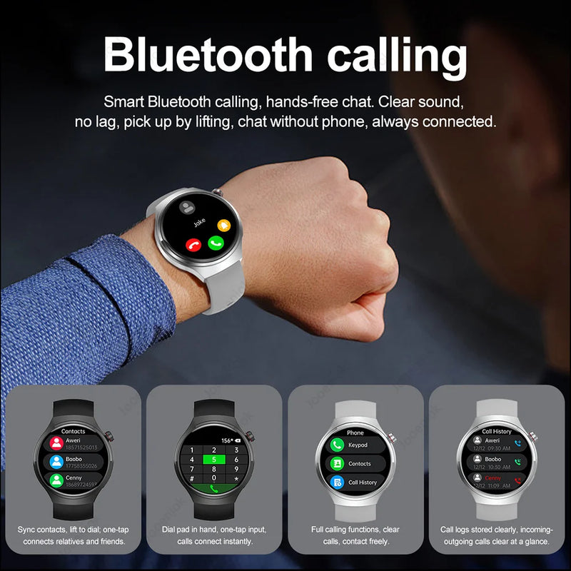 2026 New Watch 5 Pro Upgrade GPS NFC Men's Smartwatch 360*360 AMOLED HD Bluetooth Call Waterproof Smart Watch For Android iOS
