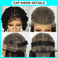 Short Dreadlock Braided Wigs Synthetic Full Lace Braided Lace Wigs with Baby Hair Lace Frontal Locs Braids Wigs for Black Women