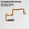 Back Side Power Button Touch ID Finger Sensor Fingerprint Scanner Flex Cable For Xiaomi Redmi K40 K40s Gaming For Poco F3 F4 GT