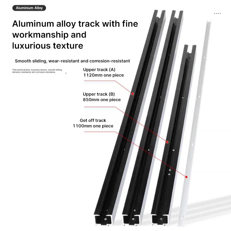 Hidden Push Invisible Sliding Door Track Heavy Duty Space - View 6 | SAMAG