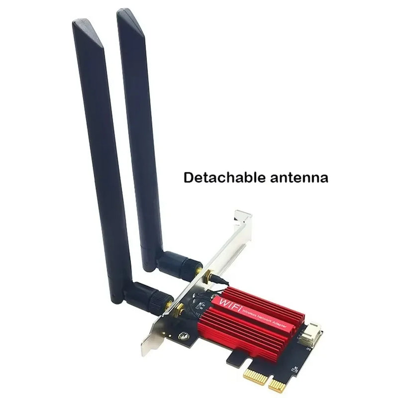AC1200 PCI - E WiFi 5 Network Card Dual Band 2.4G/5GHz For Bluetooth 4.0 Desktop Laptop Windows 7/8/10/11 - Visuel 8 | SAMAG