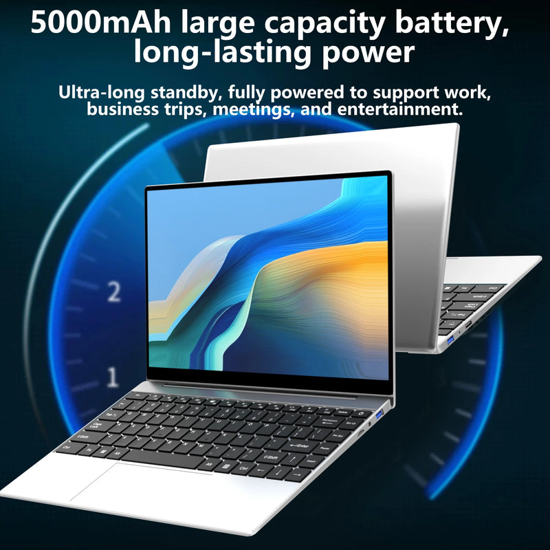 Intel Pentium 4405U 14.1 Inch Laptop 2C4T 2.1GHz 16GB DDR4 2TB SSD 1920x1080 Gaming Office Study Pro Unit
