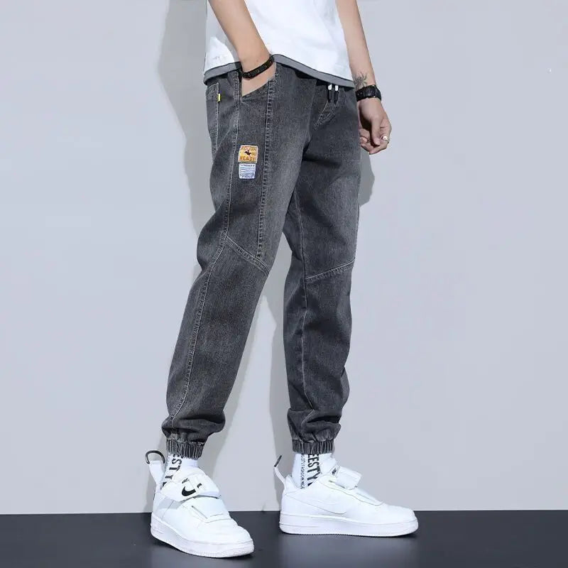 Vintage Streetwear Baggy Jeans Men Loose Denim Jogger | SAMAG