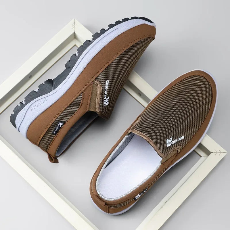 Men's Casual Classic Loafers 2025 New Middle-aged and Elderly Casual Sports Lightweight Soft Sole Shoes Comfortable and Non-slip