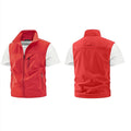 2026 Spring Summer Work and Leisure All-Match Trendy Fishing Vest Multi-Pocket Vest High-End Custom Text Logo Printed