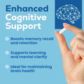Magnesium L Threonate, for Memory, Focus, Sleep and Cognitive Health Support, Strengthen Muscle, Non-GMO