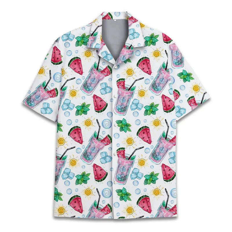 Hawaiian Men Shirt Animal parrot Graphic 3d For Summer | SAMAG