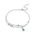 Original 925 Sterling Silver Zirconia Tennis Chain Bracelet for Women Adjustable Gold Color Hot Sale Ideal Birthday Party Gifts