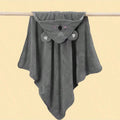1 Piece Unisex Baby Animal Face Hooded Towel, Unique Animal Design Baby Hooded Towel, Ultra-Soft Newborn Bath Towel, Essential Baby Hooded Towel, Coral Fleece Children's Cartoon Bath Towel Hooded Cape, Bathroom Supplies, Baby