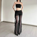 Sylcue Sexy See Through Long Pant Women High Waist - View 5 | SAMAG