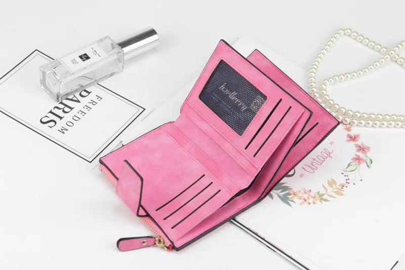 Luxur Leather Women's Wallet Large-capacity Multi-card Slots Slim Coin Pocket Purse Cards Holders Wallet for Woman