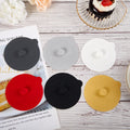 Silicone Mug Glass Cup Cover 1PC Sealing Protective Lid Heat Temperature Preserve for Tea/Coffee/Milk with Convex Handle