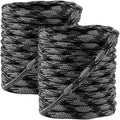 Round Wave Shape Non Slip Heavy Duty and Durable Outdoor Climbing Shoelaces Hiking Shoe Laces Shoestrings 2 Pair