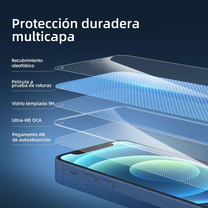 Screen Protector For iPhone 12 Mini 5.4 inch Tempered Glass HD Crystal 9H Anti Scratch Case Friendly