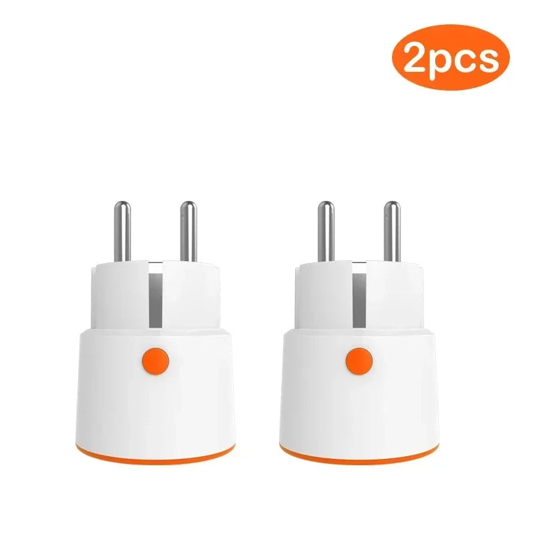 Tuya Smart Zigbee 3.0 Power Plug 16A EU Outlet 3680W Meter Remote Control Work With Zigbee2mqttt And Home Assistant Tuya Hub
