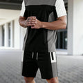 Summer Men's Letter Print Short-Sleeve T-Shirt Stylish | SAMAG