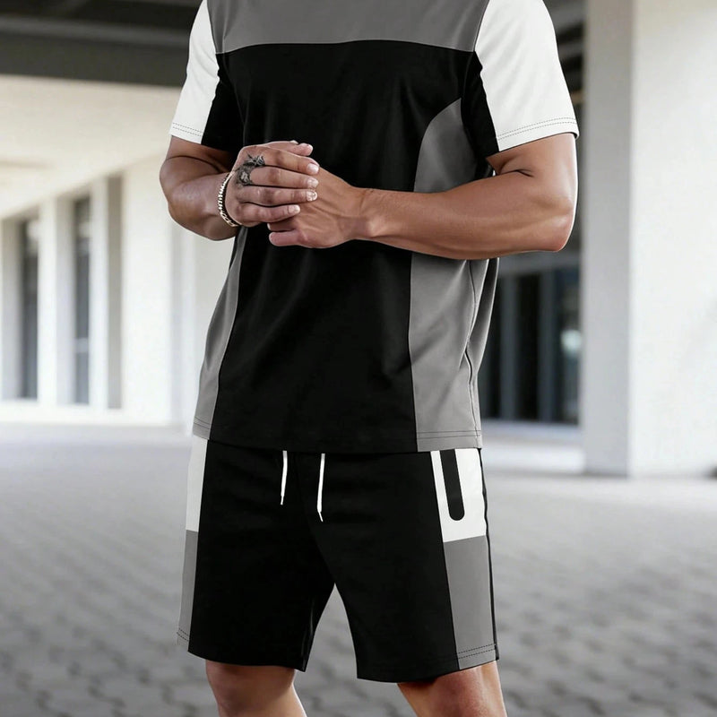Summer Men's Letter Print Short-Sleeve T-Shirt Stylish | SAMAG