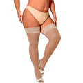 2026NEW Plus Large Size Black White Lace Thigh High Stockings Silicone Anti-slip Over The Knee Long Socks for Oversized Women XL