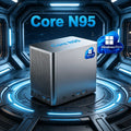 2026 Solivagant Windows 11 Pro Core N95/N150 Mini PC 16GB RAM 1/2TB M.2 SSD WIFI6 BT5.2 4K 60Hz HD Obscure Mini Gaming Pc Compac