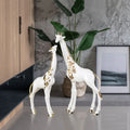 Nordic Room Decor, Giraffe Sculpture, Large Crafts, Floor Decoration, Creative Animal Statue, Resin Artwork, Home Decoration
