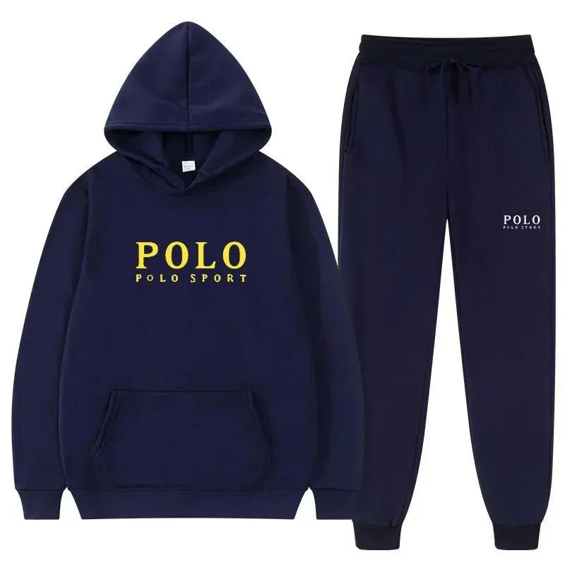 Autumn and Winter Men's casual Set outdoor fashion jogging and women's hooded sweatshirt and pants 2 - piece - View 2 | SAMAG