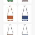 Zency New Soft Plain Color Leather Bag Multiple Pockets Women's Bag Genuine Leather Shoulder Crossbody Versatile Commuting Bag