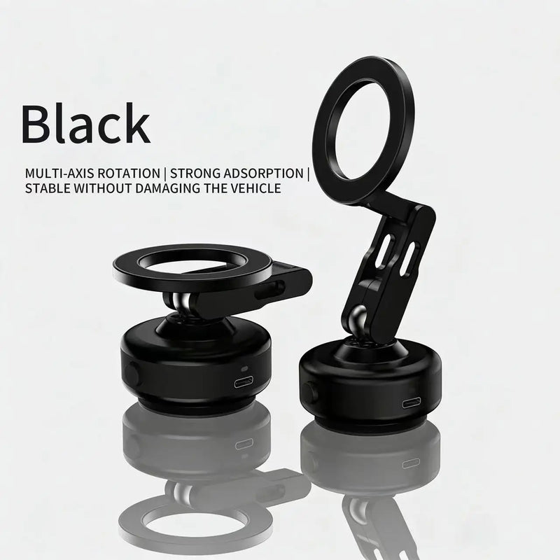 New X93 Magnetic Vacuum Adsorption Car Phone Holder 360° Rotating Strong Suction Holder for Mobile Phone Desktop Live Streaming