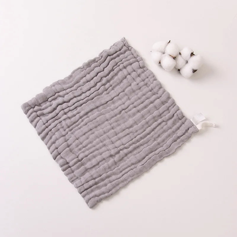 Six-layer gauze square towel 30 * 30 newborn baby towel face towel saliva towel Baby Face Towel Wipe Burp Cloths Absorbent Musli
