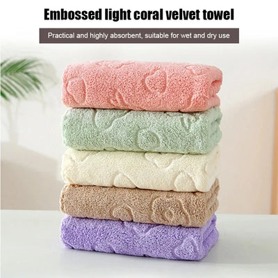 5-Piece Set Soft Absorbent Coral Fleece Quick-Drying | SAMAG