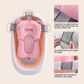 Infant Daily Bath Accessory Non Slip Bathtub Mat Soft Animal Pillow Safety Support Cushion For Newborn Shower And Body Washing