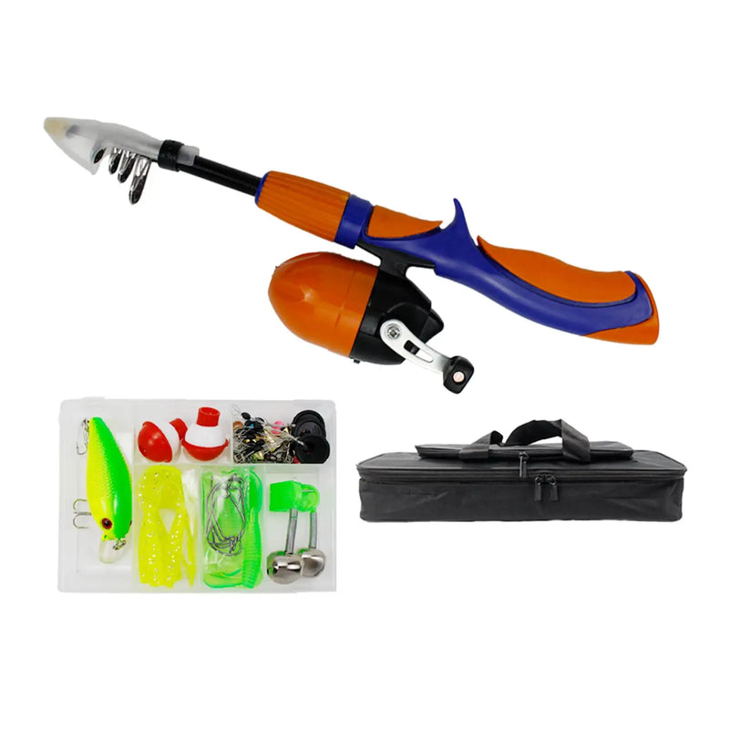 Portable Kid'S Fishing Pole Telescopic Rod and Reel - View 7 | SAMAG
