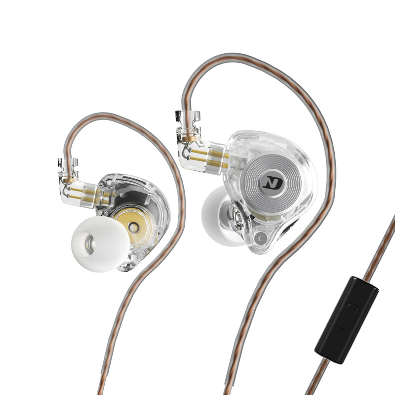 ND LEO HiFi Headphones Dynamic Drive Game Earphone Stereo Bass Earbud DJ Music Cancelling Sport Headsets with Detachable Cable