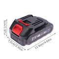 21v Rechargeable Lithium Battery Cordless Electric Power Tool For 21V Universal Battery Spare Compatible High Capacity