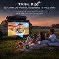 World premiere】Unihertz by 8849 TANK X Rugged Phone 5G Android 15 Built-in 1080P 220 lumen Projection 17600mah Battery 32+512GB