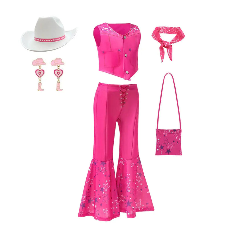 Summer Rose Pink Sleeveless Girl Cosplay Outfit Star - View 13 | SAMAG