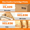 Cenliro CL100E 12.7mm Quick Dry Solvent Ink Cartridge Waterproof High Adhesion for Handheld Mini Online Inkjet Printer 1/2/5pcs