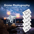 Original Class10 TF Memory Card 128GB 256GB Mini SD Card Large Storage Flash Card A2 U3 for Smartphone Camera Monitoring Drone