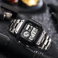 Luxury Men's Wristwatch Multifunction LED Digital Watch Alloy Strap Classic Business 7 - colors Luminous - Visuel 9 | SAMAG
