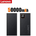 Lenovo 2027 120W Super Fast Charging Portable Power Bank Charger 500000mAh Large Capacity External Battery For Xiaomi iPhone