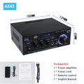 HiFi Digital Amplifier AK45 Bluetooth Amplify MP3 Channel 2.0 Surround Sound Amplifiers Support 90V-240V for Home Car MAX 350W*2