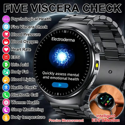 Health Sport ECG AI Diagnosis Smart Watches Men Heart | SAMAG