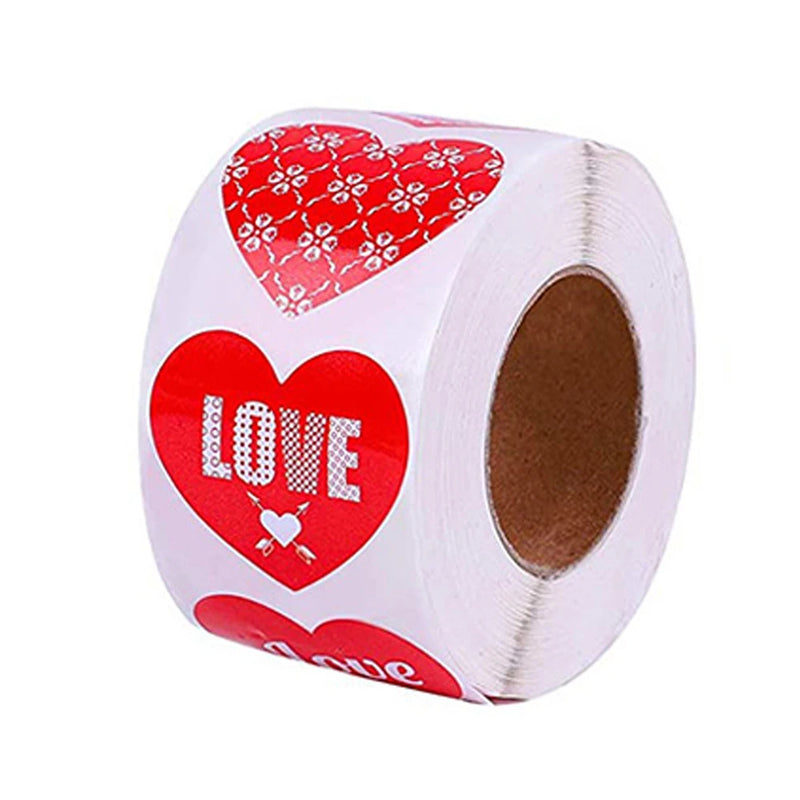 50-500pcs Gift Sealing Stickers Thank you Love Design Diary Scrapbooking Stickers Festival Birthday Party Gift Labels